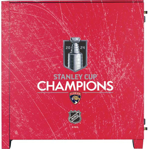 NHL 2024 Stanley Cup Champions Panthers Corsair 4000D Tempered Glass Mid-Tower ATX Case Skin
